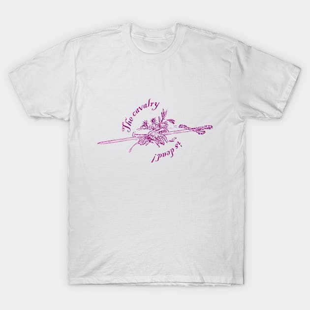 Cavalry (purple) T-Shirt by emptyspaceshop